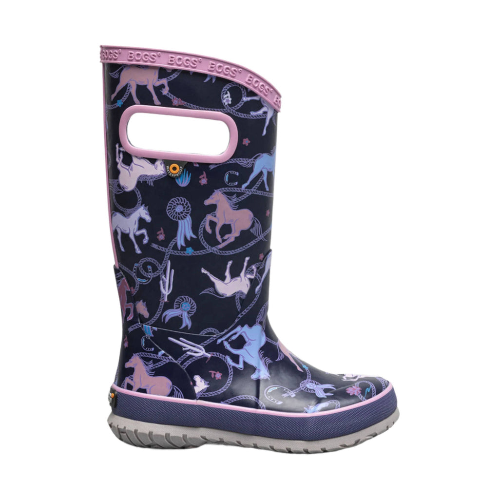 Bogs Kids' Rodeo Horse Rain Boots - Purple Multi – Lenny's Shoe & Apparel