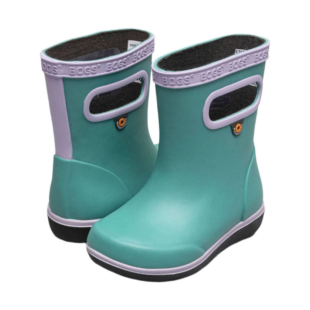 Bogs Kids' Skipper II Solid Rain Boots - Teal - Lenny's Shoe & Apparel