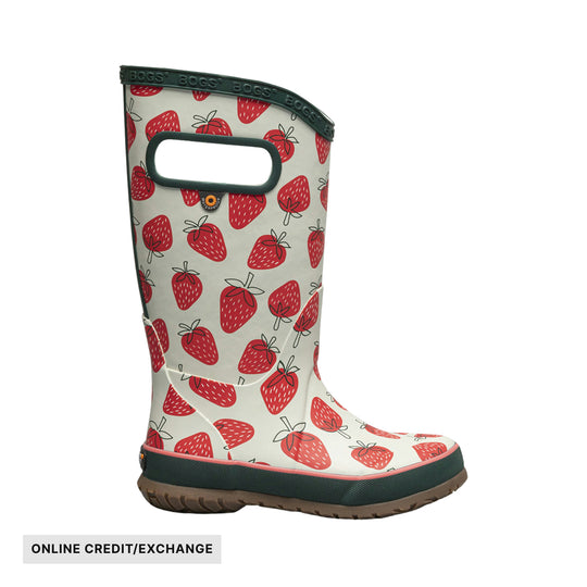 Bogs Kids' Strawberries Rain Boots - Moss Multi - ONLINE CREDIT/EXCHANGE - Lenny's Shoe & Apparel