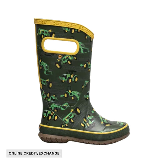 Bogs Kids' Tractors Rain Boots - Dark Green Multi - ONLINE CREDIT/EXCHANGE - Lenny's Shoe & Apparel