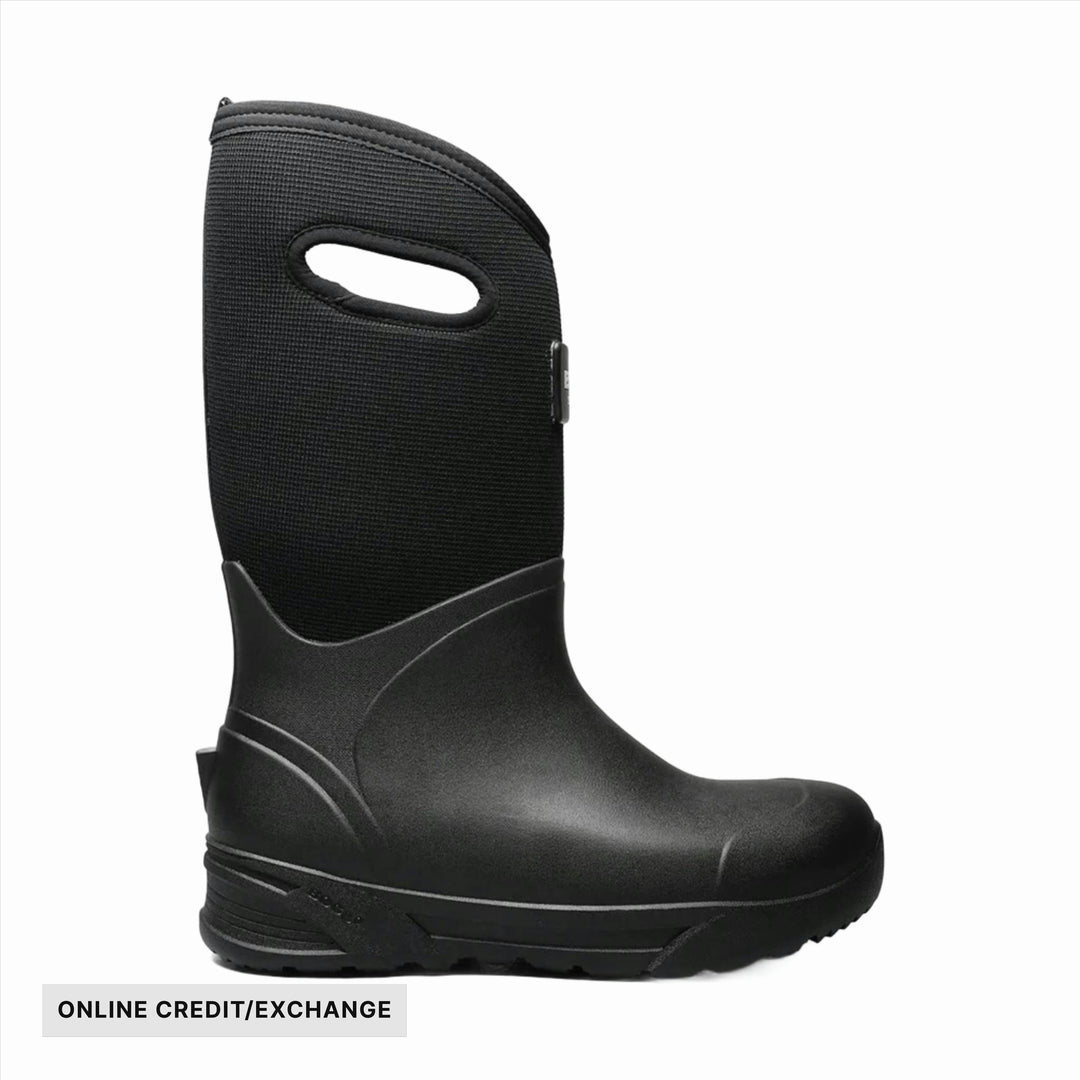 Bogs Men's Bozeman Tall Rain Boot- Black - ONLINE CREDIT/EXCHANGE - Lenny's Shoe & Apparel