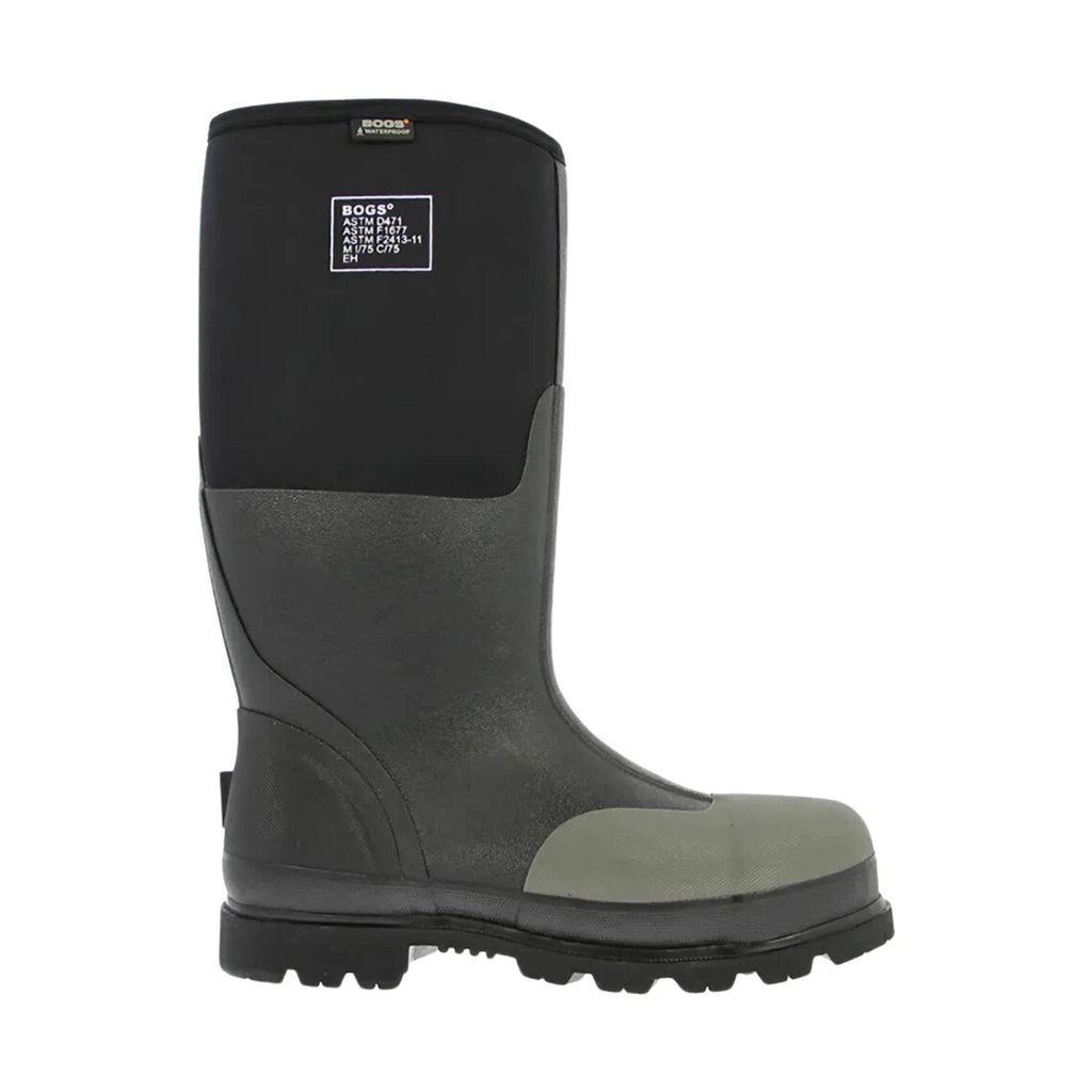 Bogs Men's Forge Steel Toe Work Rain Boot - Black - Lenny's Shoe & Apparel