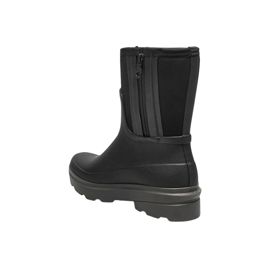 Bogs Women's Hazel Mid Zip Rain Boots - Black - Lenny's Shoe & Apparel