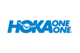 White background with HOKA Logo in blue letters
