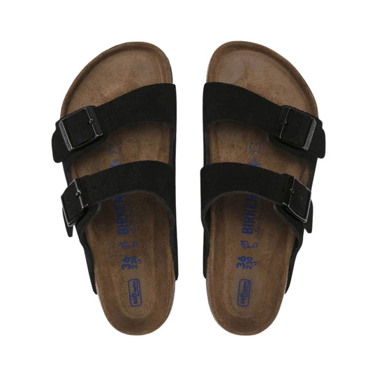 Brikenstock Arizona Soft Footbed Sandal - Black - Lenny's Shoe & Apparel