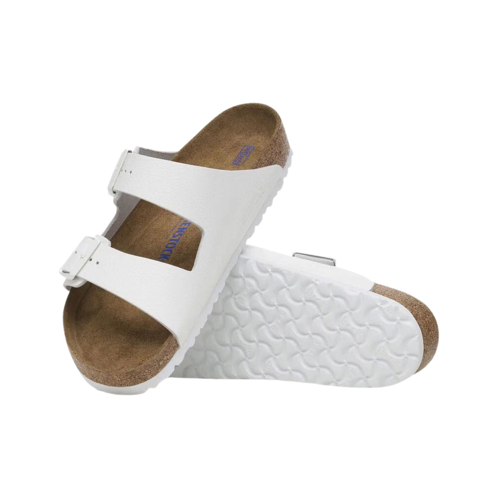 Brikenstock Arizona Soft Footbed Sandal - White - Lenny's Shoe & Apparel