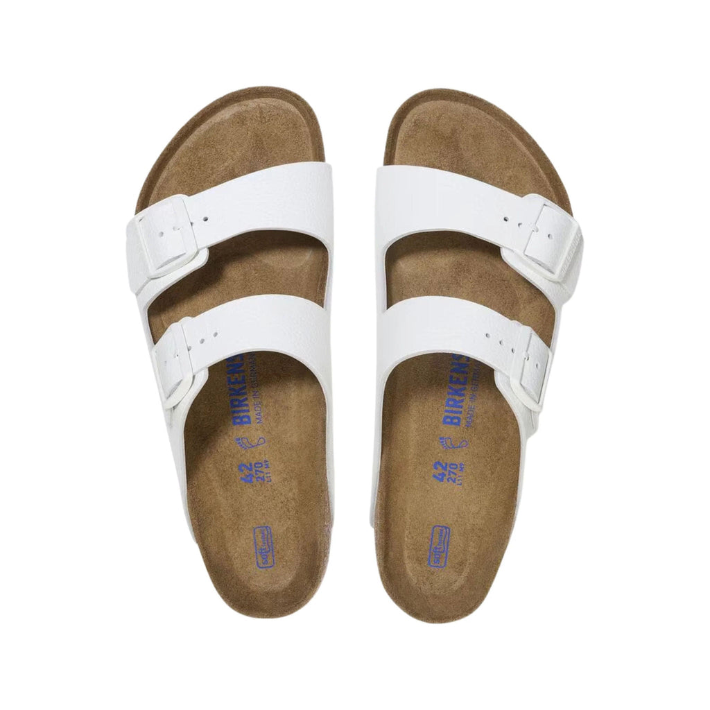 Brikenstock Arizona Soft Footbed Sandal - White - Lenny's Shoe & Apparel