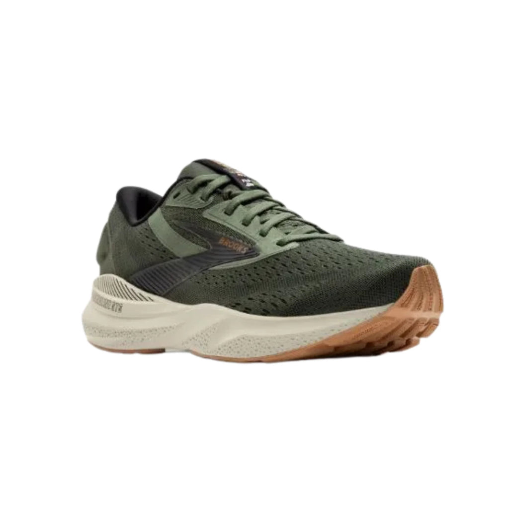 Brooks Men's Adrenaline GTS 24 Road Running Shoes - Thyme/Black/Pelican - Lenny's Shoe & Apparel