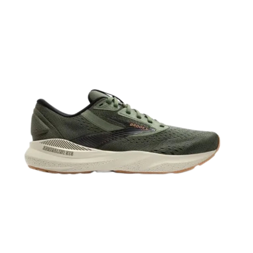 Brooks Men's Adrenaline GTS 24 Road Running Shoes - Thyme/Black/Pelican - Lenny's Shoe & Apparel