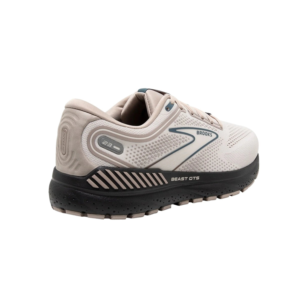 Brooks Men's Beast GTS 23 Road Running Shoes - Chateau Grey/White Sand/Blue - Lenny's Shoe & Apparel