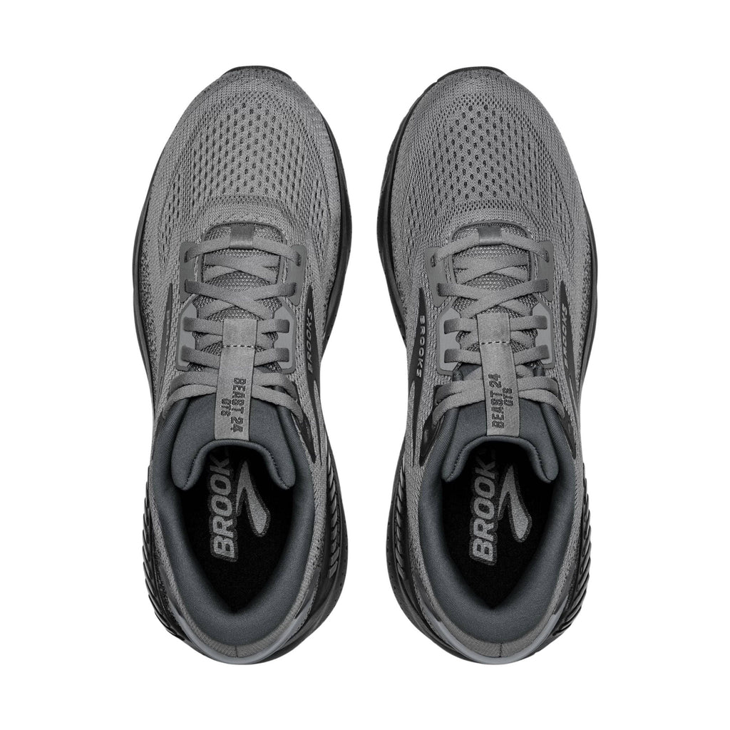 Brooks Men's Beast GTS 24 Road Running Shoes - Primer Grey/Ebony - Lenny's Shoe & Apparel