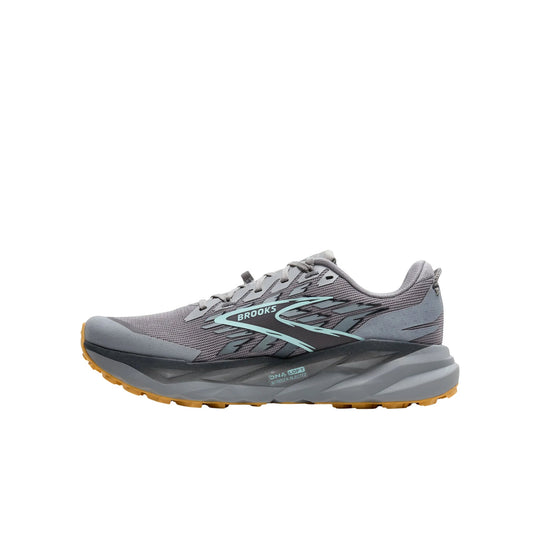 Brooks Men's Cascadia 19 Trail Running Shoes - Alloy/Ebony/Orange - Lenny's Shoe & Apparel