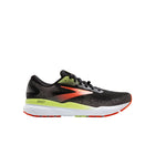 Brooks Men's Ghost 16 GTX Road Running Shoes - Black/Mandarin Red/Green - Lenny's Shoe & Apparel