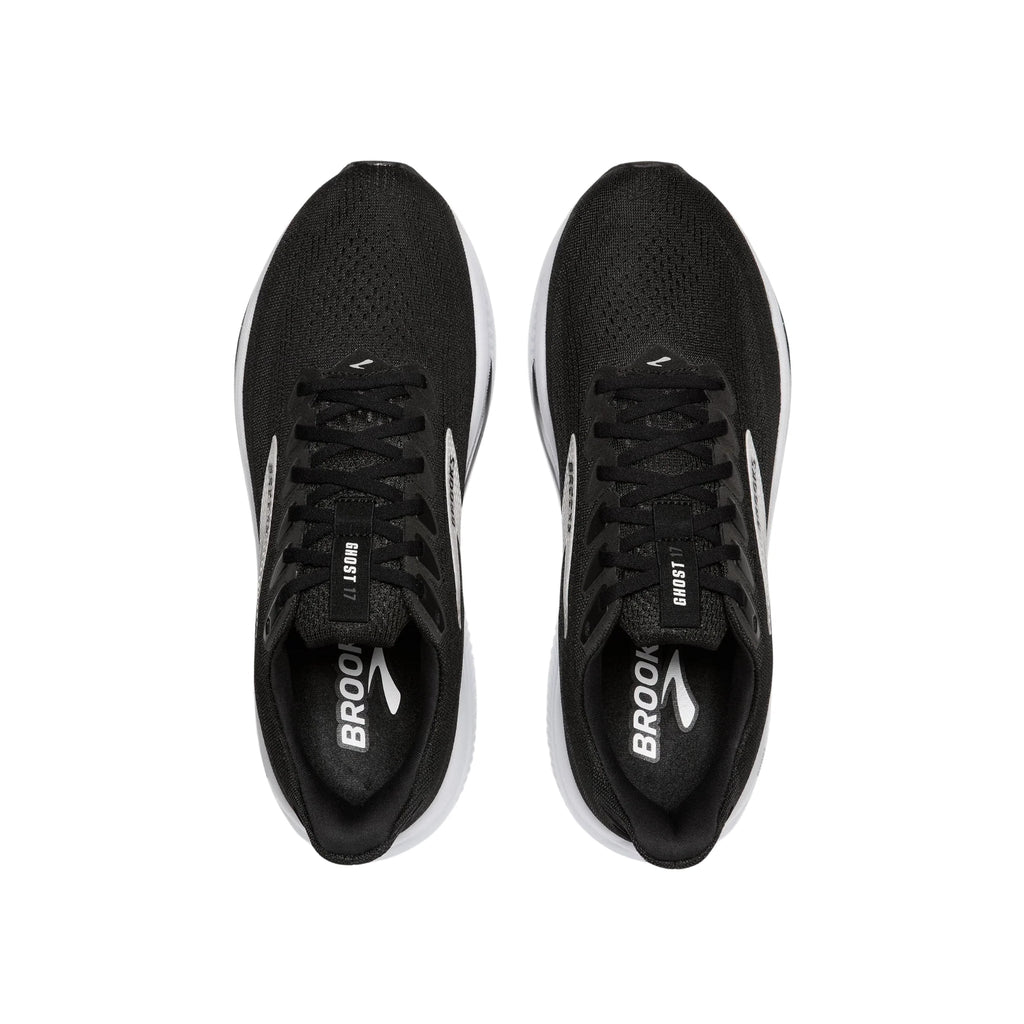 Brooks Men's Ghost 17 Running Shoes - Black/Grey/White - Lenny's Shoe & Apparel