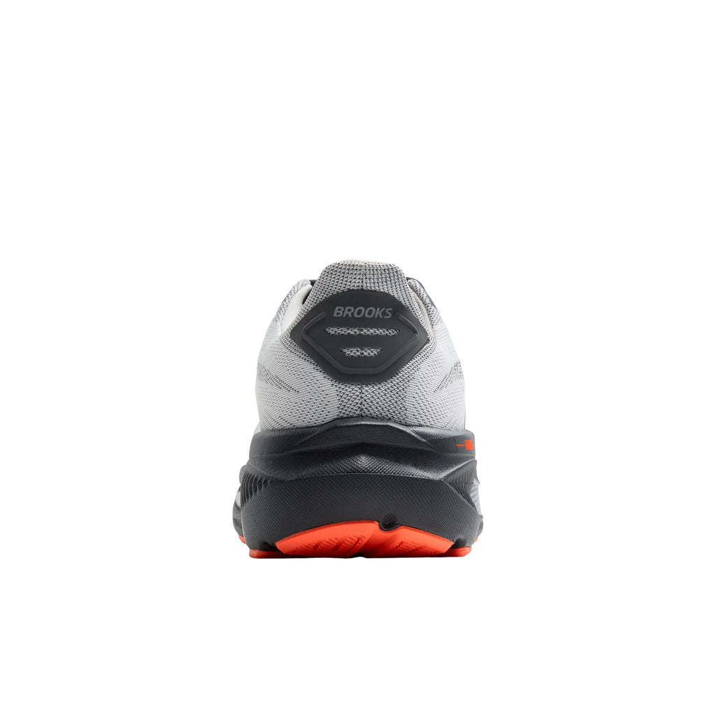 Brooks Men's Ghost 17 Running Shoes - Oyster Mushroom/ Orange/ Ebony - Lenny's Shoe & Apparel