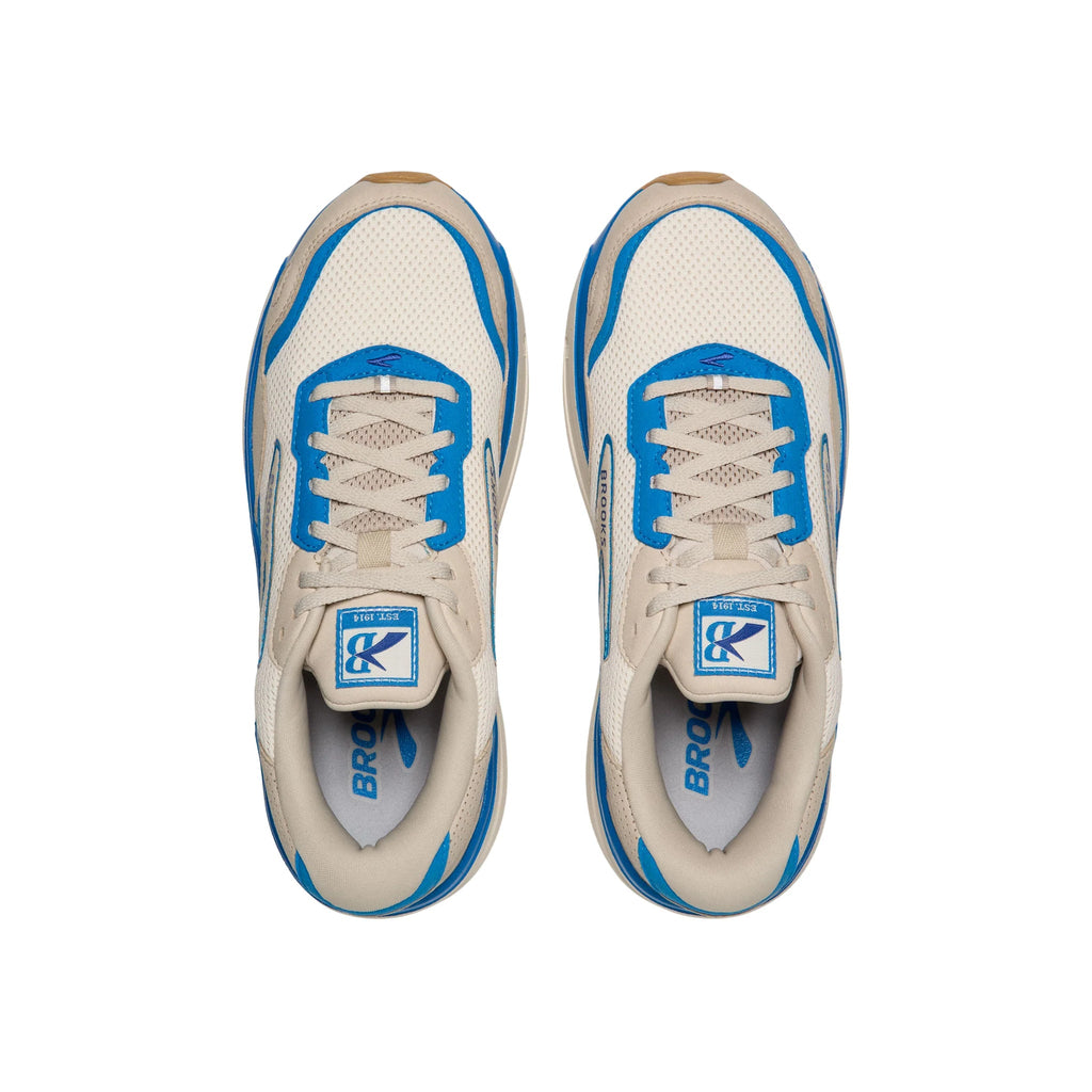 Brooks Men's Ghost Max SE Road Running Shoes - Silver Lining/Blue/Surf the Web - Lenny's Shoe & Apparel