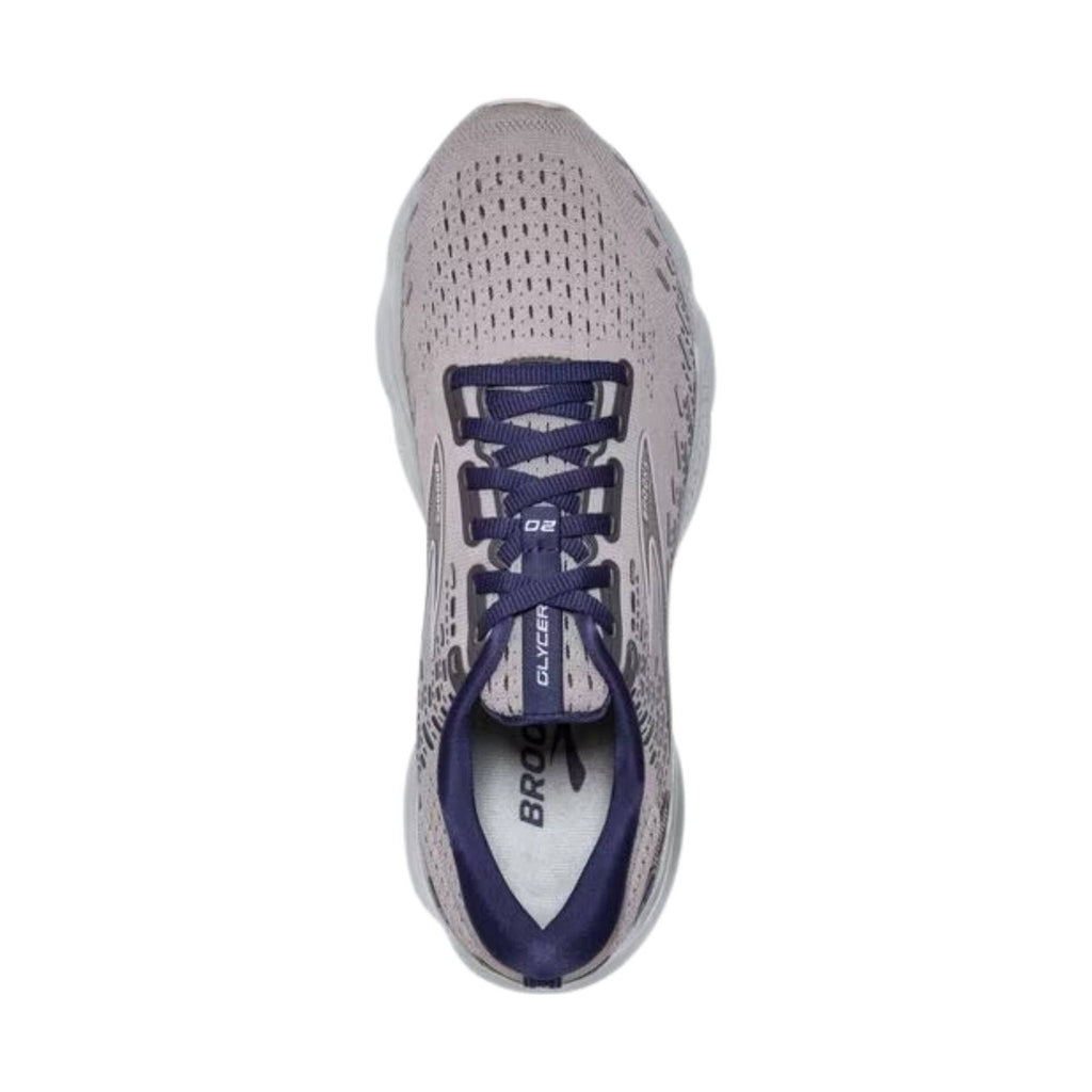 Brooks Men's Glycerin 20 Road Running Shoes - Alloy/Grey/Blue Depths - Lenny's Shoe & Apparel