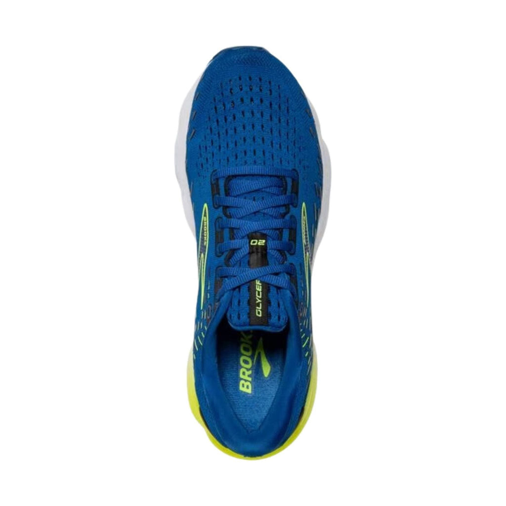 Brooks Men's Glycerin 20 Road Running Shoes - Blue/ Nightlife/White - Lenny's Shoe & Apparel