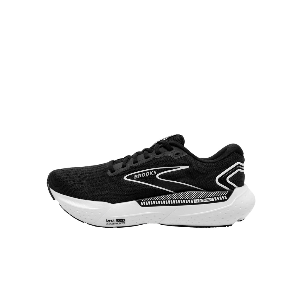 Brooks Men's Glycerin GTS 21 Road Running Shoes - Black/Grey/White - Lenny's Shoe & Apparel
