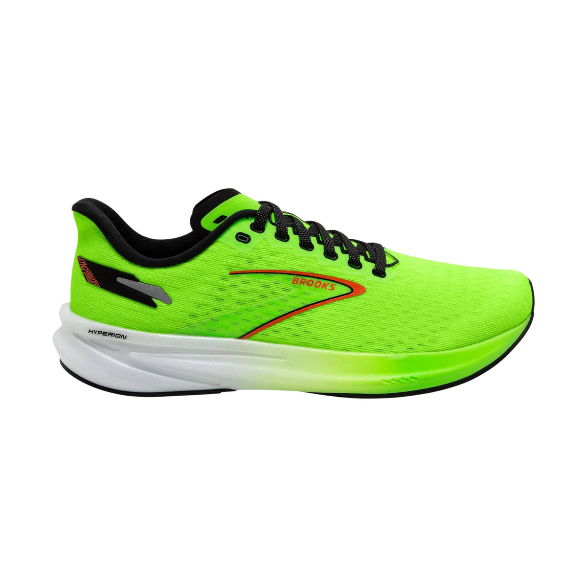 Brooks Neon Green Athletic Running Shoes Brooks Launch 8 Men main image 3