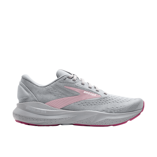 きょうすけ　レディース　GB S Brooks Women's Adrenaline GTS 24 Road Running Shoes - Alloy/White