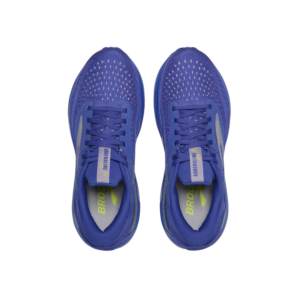 Brooks Women's Adrenaline GTS 24 Road Running Shoes - Amparo/Thistle/Yellow - Lenny's Shoe & Apparel