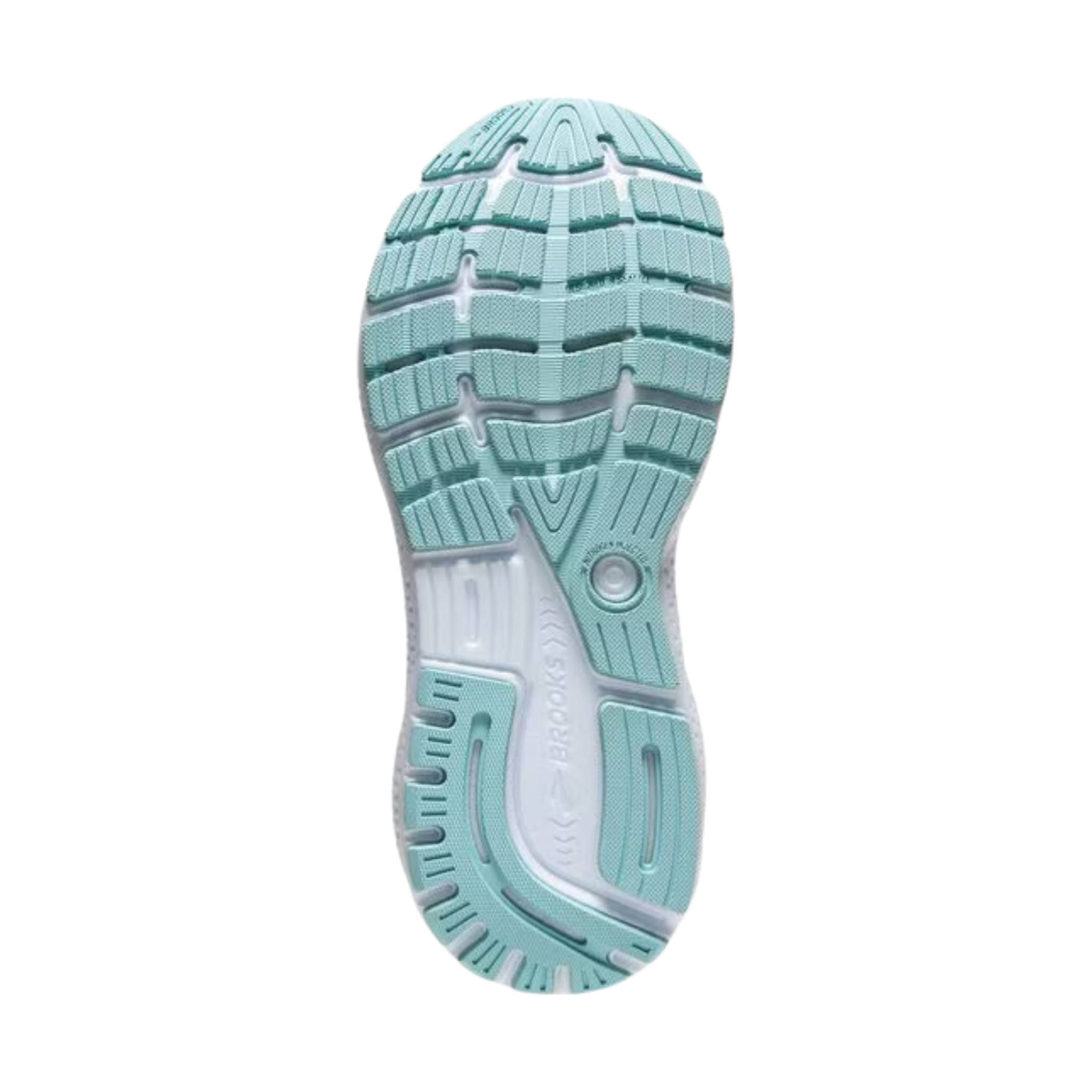 Brooks Women's Ghost 16 Neutral Running Shoe - White/Amparo Blue/Limpet Shell - 8 Medium Brooks Women's Ghost 16 Neutral Running Shoe - White/Amparo Blue/Limpet Shell - 8 Medium