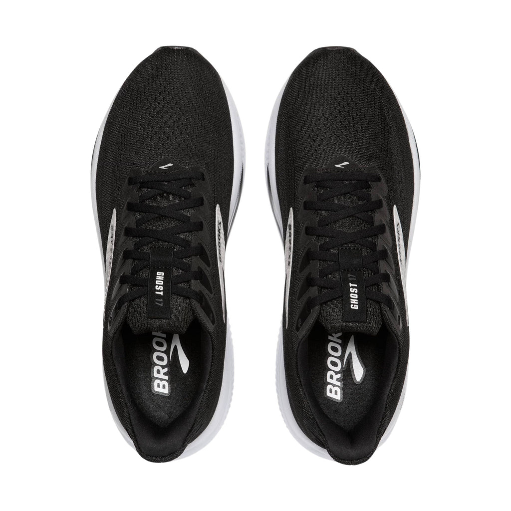Brooks Women's Ghost 17 Road Running Shoes - Black/Grey/White - Lenny's Shoe & Apparel