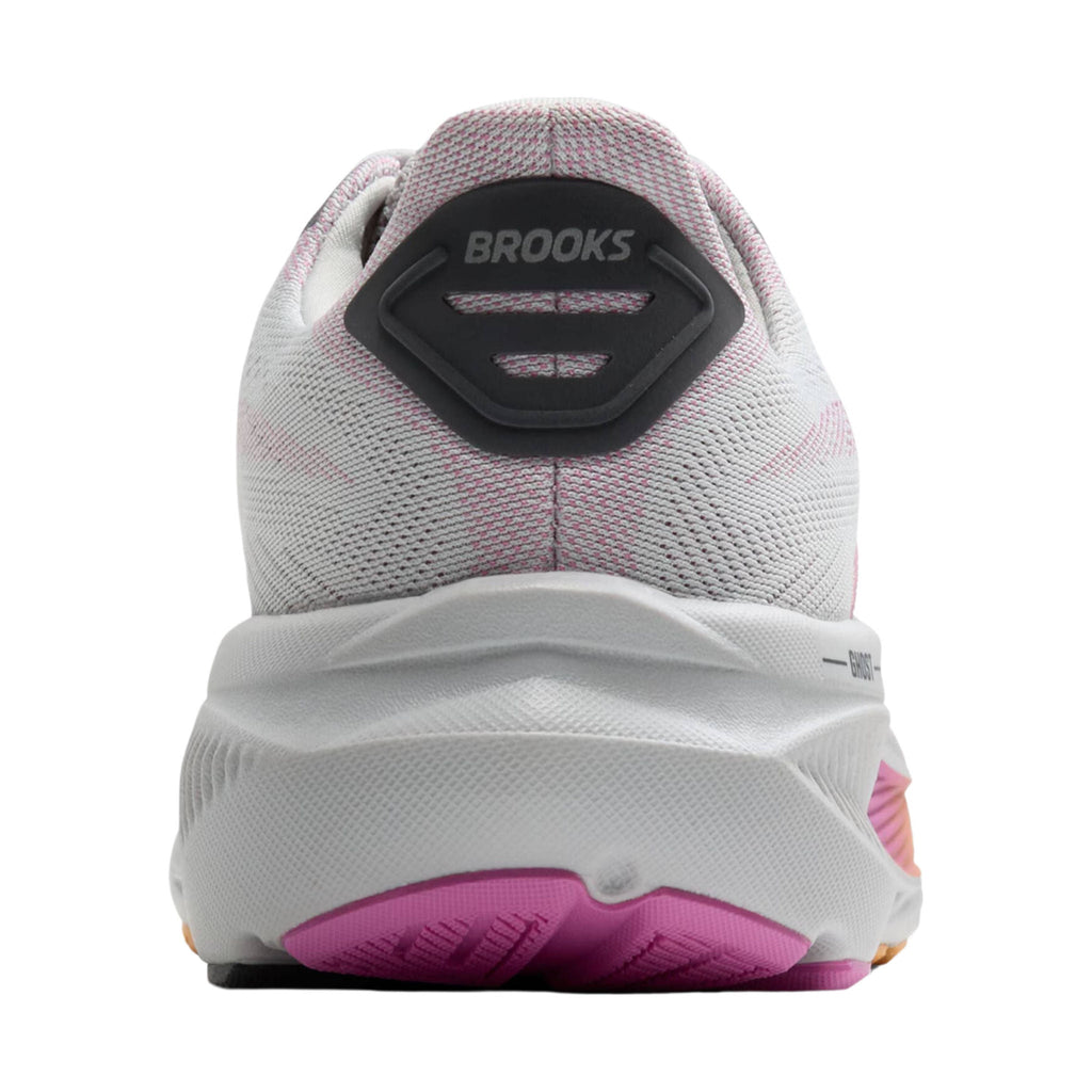 Brooks Women's Ghost 17 Road Running Shoes - Oyster/Apricot/Pink - Lenny's Shoe & Apparel