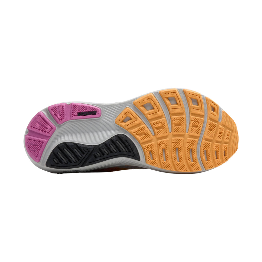 Brooks Women's Ghost 17 Road Running Shoes - Oyster/Apricot/Pink - Lenny's Shoe & Apparel