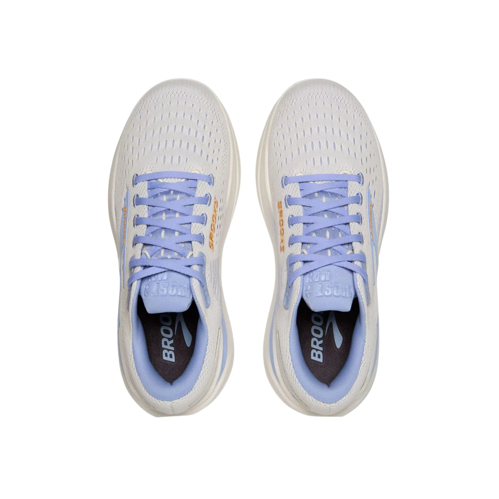 Brooks Women's Ghost Max 3 Road Running Shoes - Coconut/Blue Heron/Orange - Lenny's Shoe & Apparel