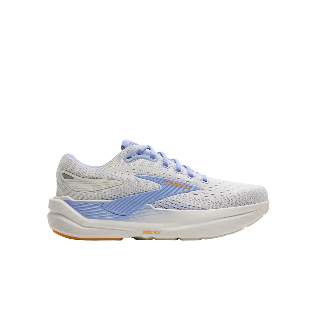 Brooks Women's Ghost Max 3 Road Running Shoes - Coconut/Blue Heron/Orange - Lenny's Shoe & Apparel