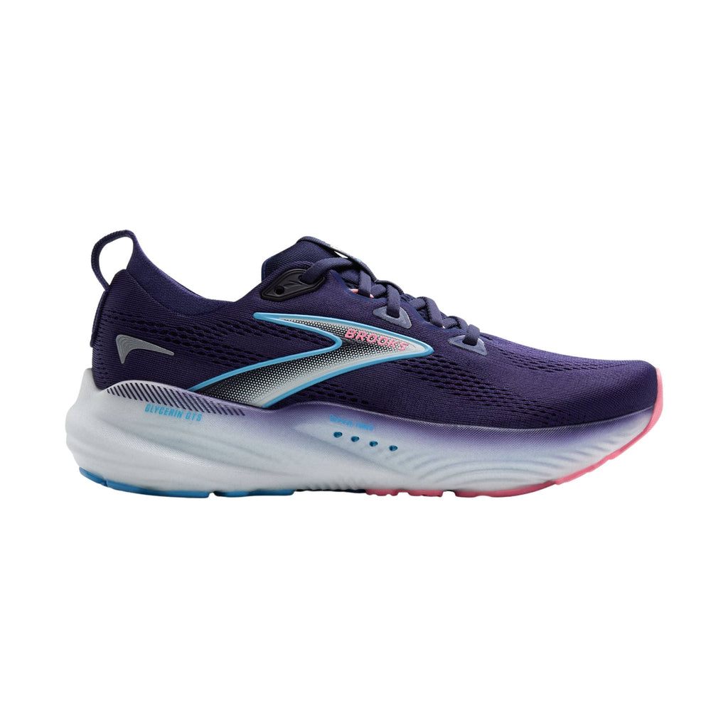 Brooks Women's Glycerin GTS 22 Road Running Shoes - Blue Ribbon/Peacoat/Dianthus - Lenny's Shoe & Apparel