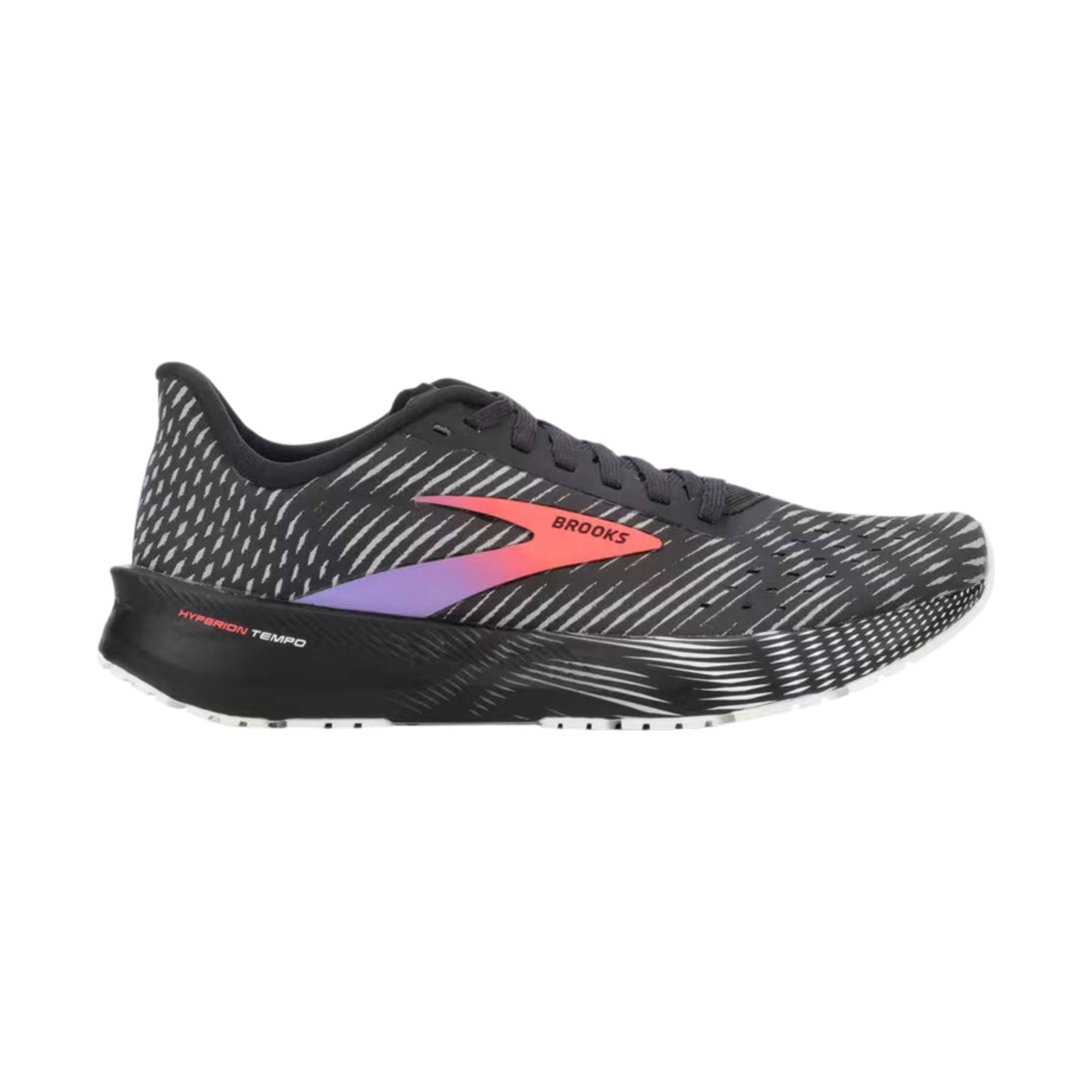 Brooks Women's Hyperion Tempo Running Shoes Black/Coral/Purple