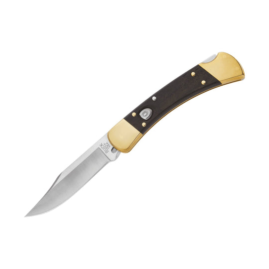 Buck 110 Auto Knife - Ebony/Brass - Lenny's Shoe & Apparel