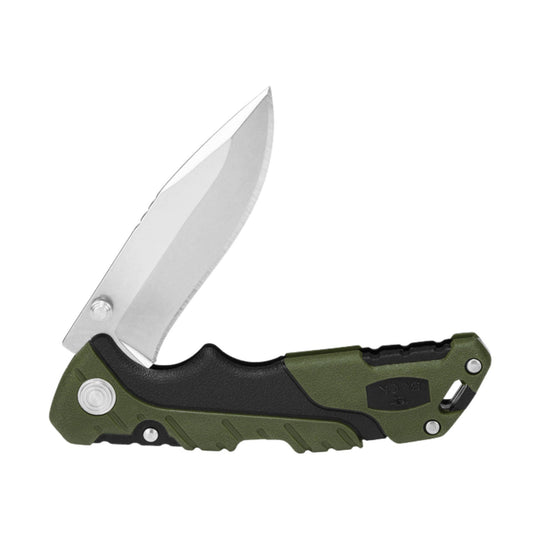 Buck Small Folding Pursuit Knife - Green/Black - Lenny's Shoe & Apparel