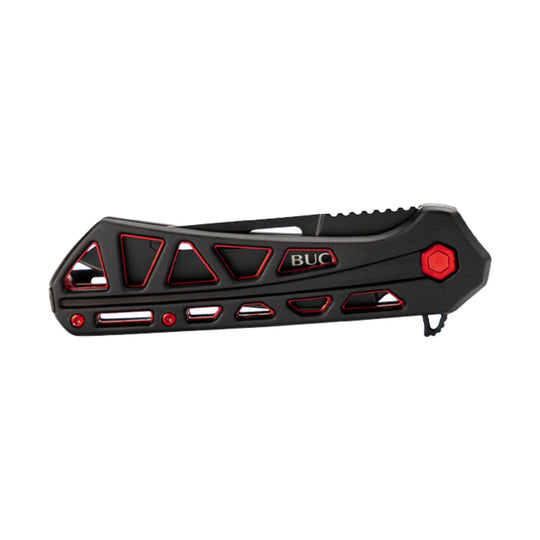Buck Trace Ops Knife - Black/Red - Lenny's Shoe & Apparel