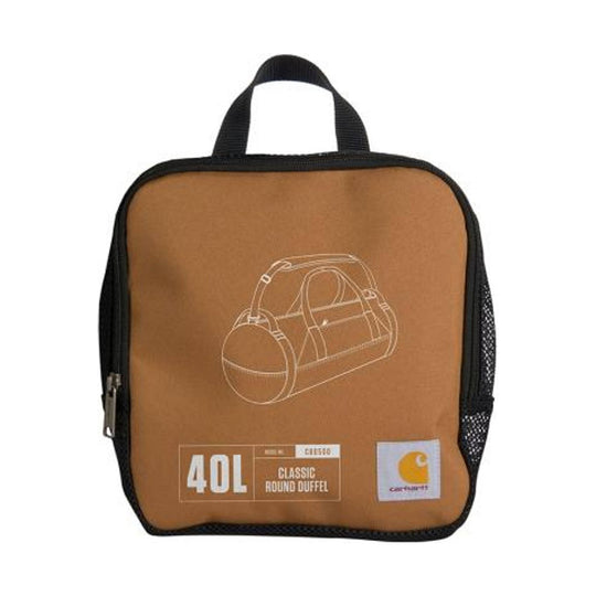 Carhartt 40L Classic Round Duffel - Carhartt Brown - Lenny's Shoe & Apparel