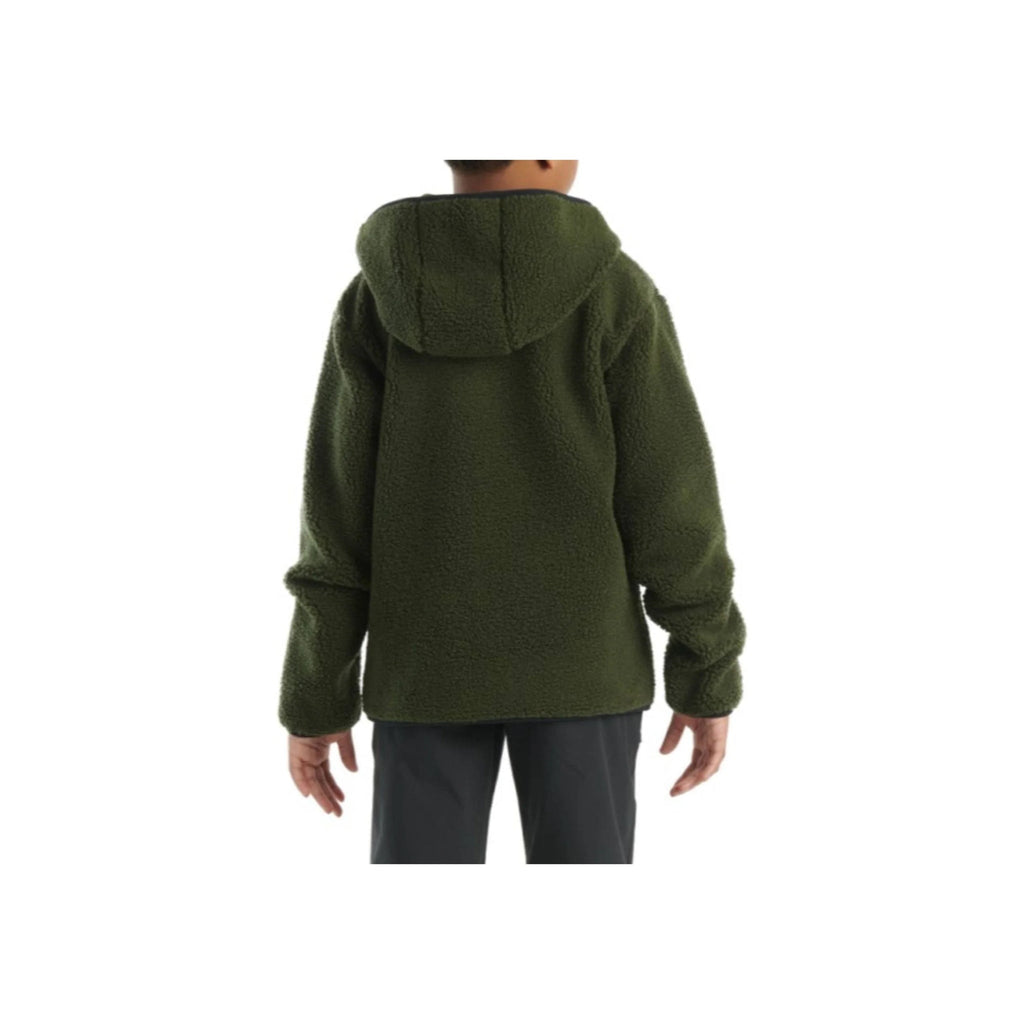 Carhartt Boys' Long Sleeve Fleece Hooded Half Zip Sweatshirt - Olive - Lenny's Shoe & Apparel