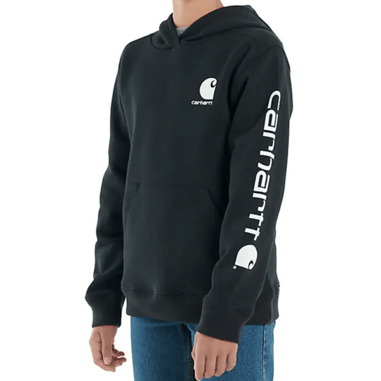 Carhartt Boys' Long Sleeve Graphic Sweatshirt - Black 4 - 7 - Lenny's Shoe & Apparel