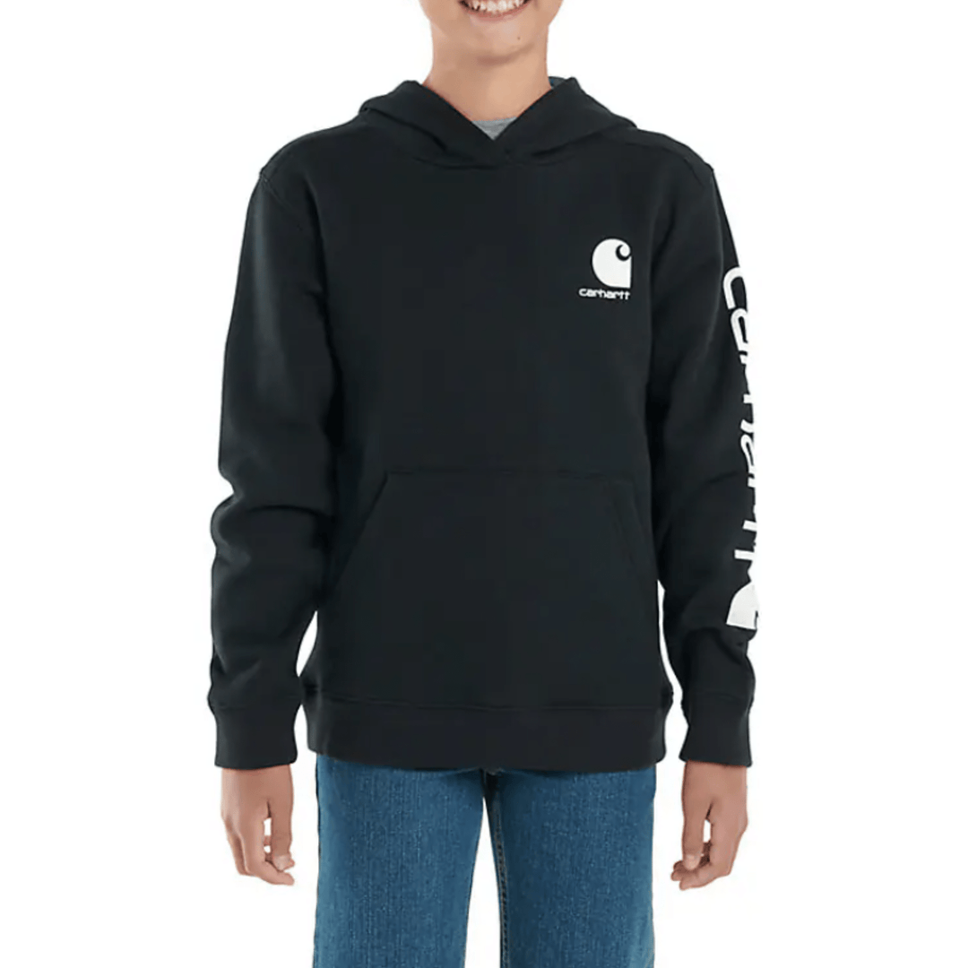 Carhartt Boys' Long Sleeve Graphic Sweatshirt - Black 4 - 7 - Lenny's Shoe & Apparel
