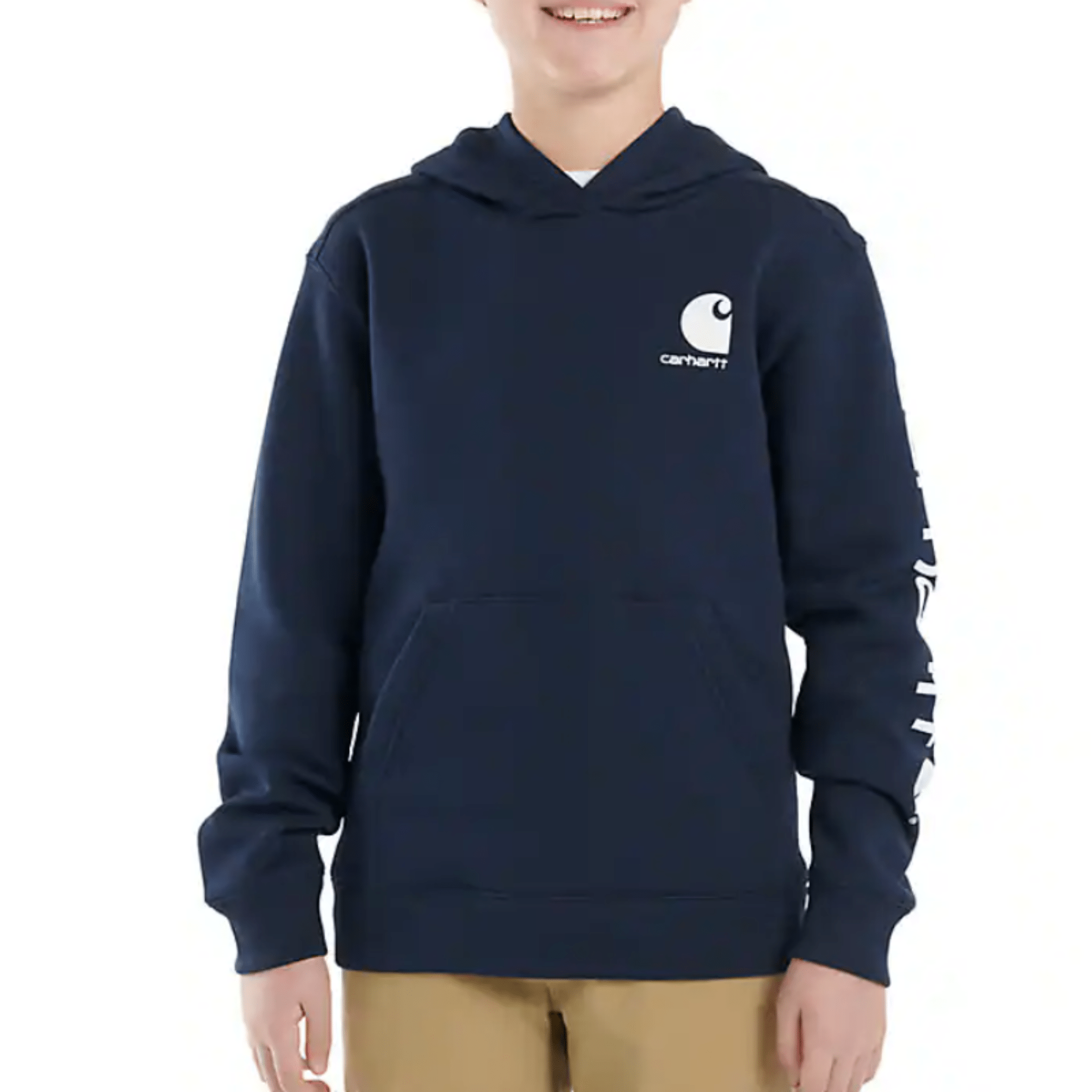 Carhartt Boys' Long Sleeve Graphic Sweatshirt - Navy S-XL