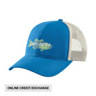 Carhartt Canvas Mesh Back Fish Graphic Cap - Azure Blue