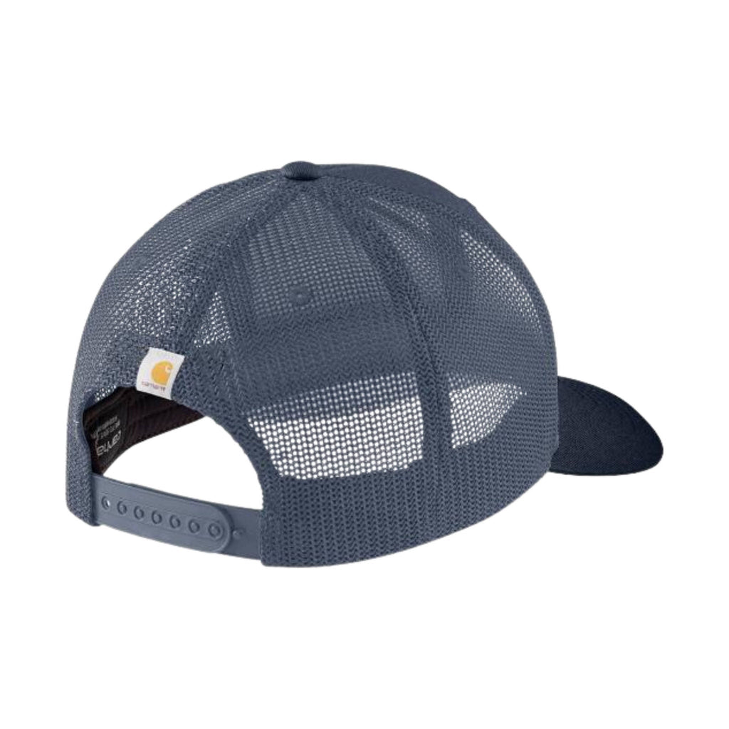 Carhartt Canvas Mesh Back Fish Patch Cap - Bluestone - Lenny's Shoe & Apparel