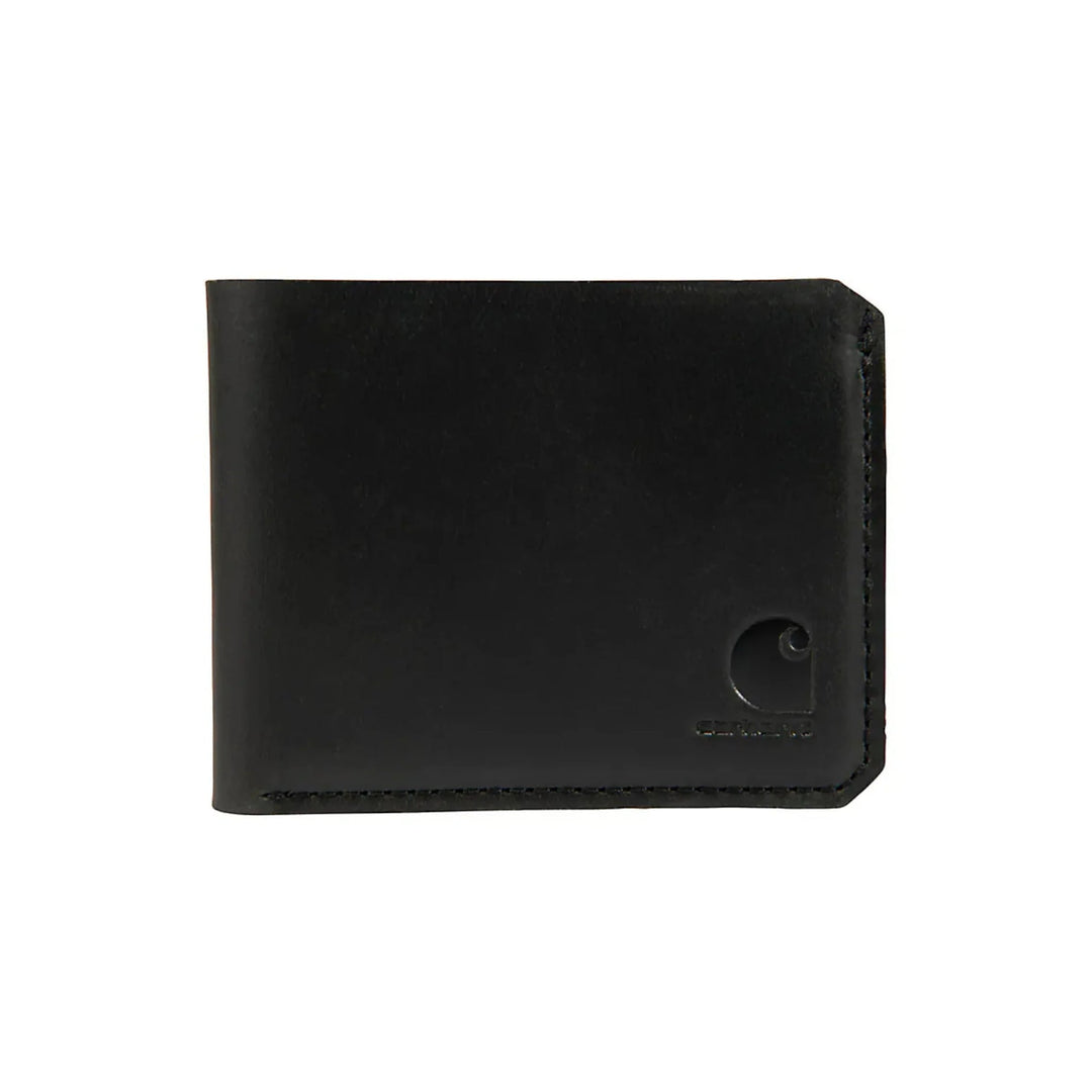 Carhartt Craftsman Leather Bifold Wallet - Black - Lenny's Shoe & Apparel