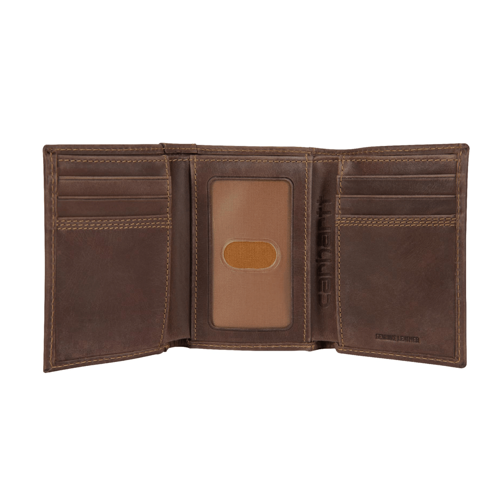 Carhartt Detroit Trifold Wallet - Brown - Lenny's Shoe & Apparel