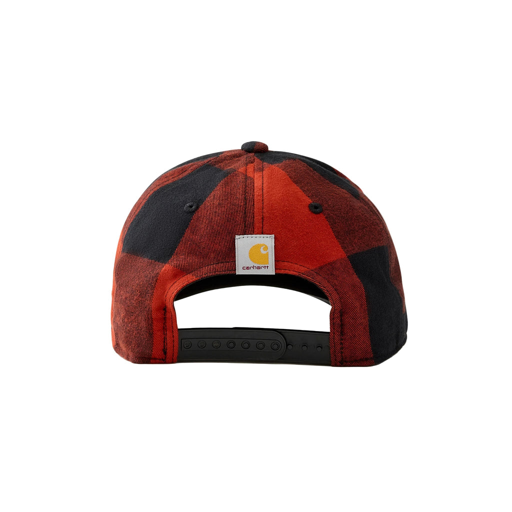 Carhartt Flannel Cap - Spice Red - Lenny's Shoe & Apparel