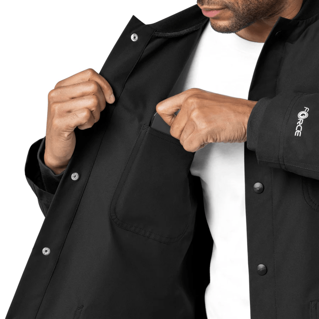 Carhartt Force Essentials Chore Scrub Coat - Black - Lenny's Shoe & Apparel