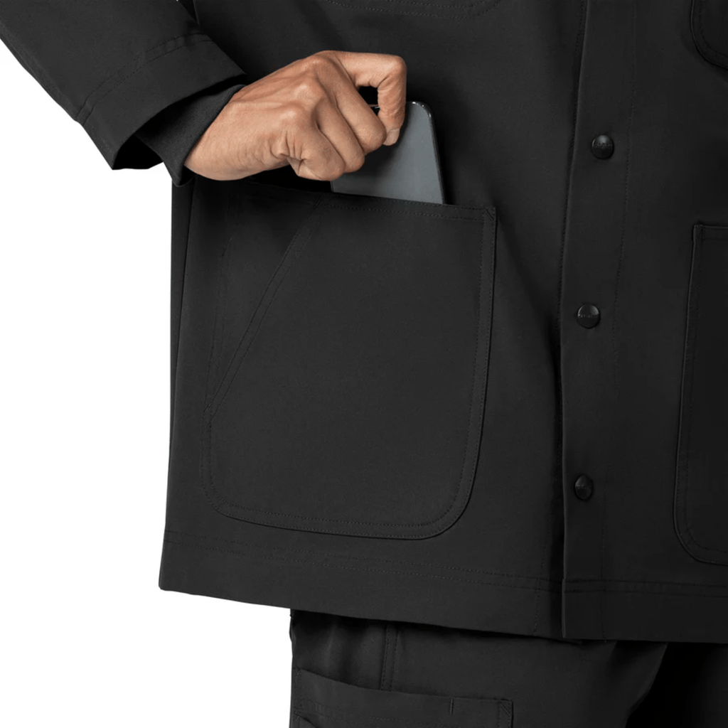 Carhartt Force Essentials Chore Scrub Coat - Black - Lenny's Shoe & Apparel