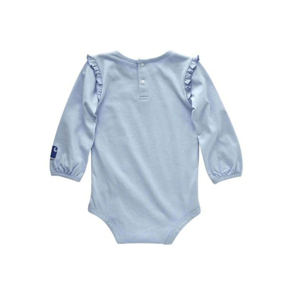 Carhartt Girls' Infant Long Sleeve Barn Bodysuit - Cashmere Blue - Lenny's Shoe & Apparel
